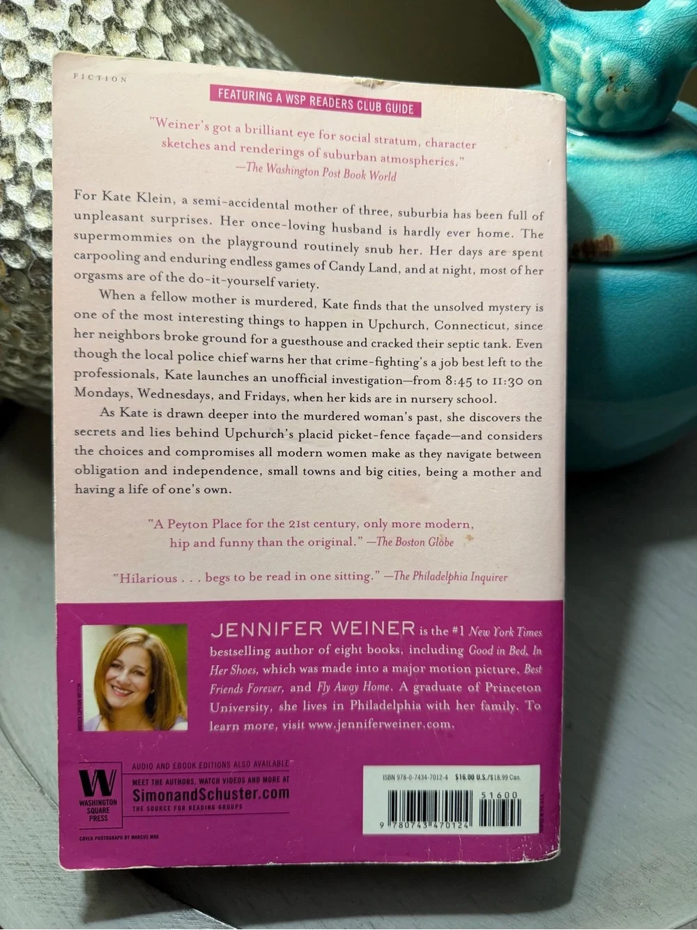 Goodnight Nobody by Jennifer Weiner. GUC